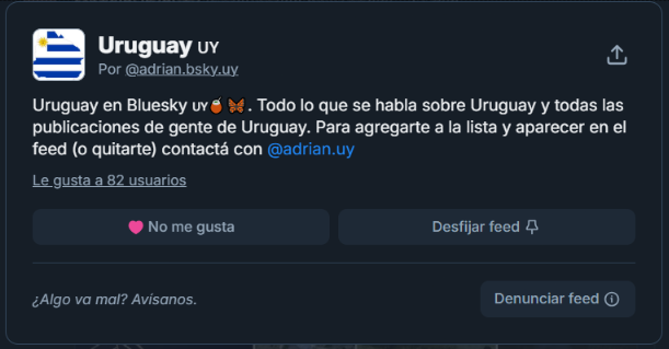 Uruguay Bluesky Feed